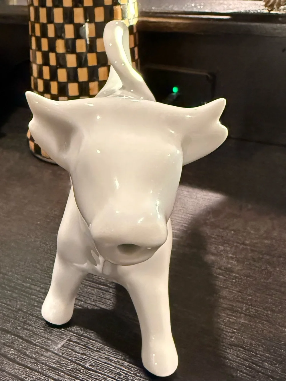 Williams Sonoma Apilco Porcelain White Ceramic Cow Creamer Pitcher